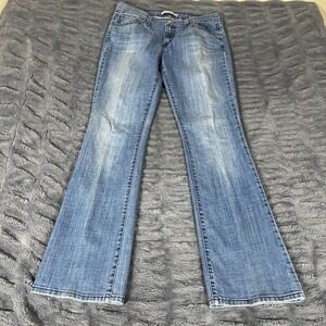 Levis 515 Bootcut Jeans Womens 10 L/C Medium Wash Blue Stretch Denim 32 Inseam